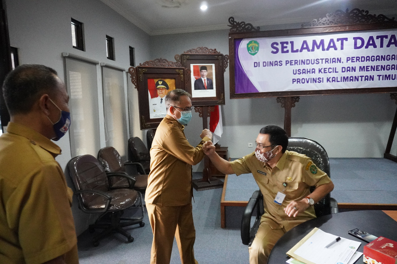Bertandang ke Disperindagkop, Faisal Sampaikan Evaluasi Keterbukaan Informasi